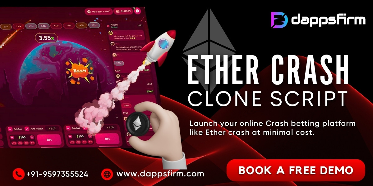 Ether Crash clone script - To build a Crash Betting Platform like Ether Crash